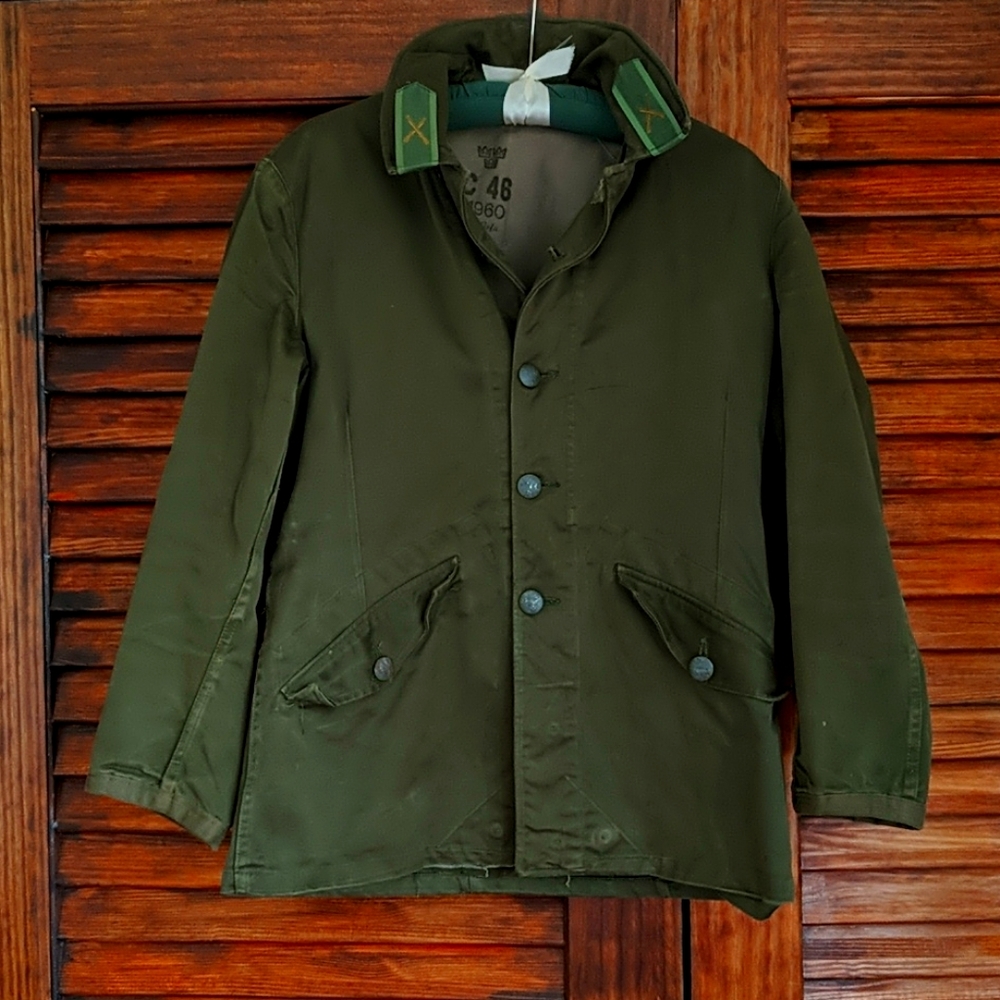 Vintage Swedish Military Jacket 1960s